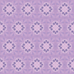 Crystal Floral Seamless Pattern Background Nature Plant Aboriginal Damask Art