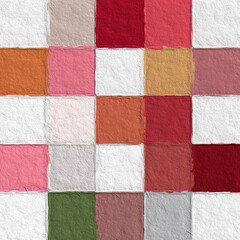 Geometric colorful pattern with a rough texture background. Background texture wall and have copy space for text. Picture for creative wallpaper or design art work.