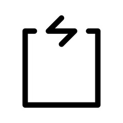 Electronics Icon Vector Symbol Design Illustration