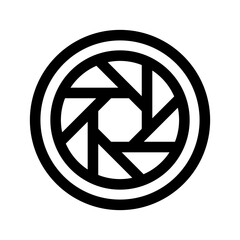 Shutter Icon Vector Symbol Design Illustration