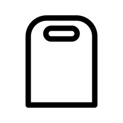 Cutting Board Icon Vector Symbol Design Illustration