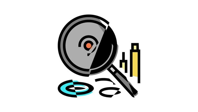 teflon ptfe thermoplastic color icon animation