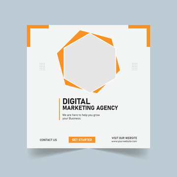 Digital Marketing Agency Corporate Social Media Banner Post
