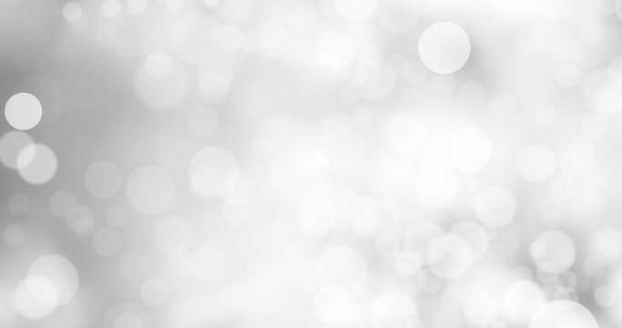 White and Snow Luxury bokeh background. Dust and glitter particles background. Loop Animation