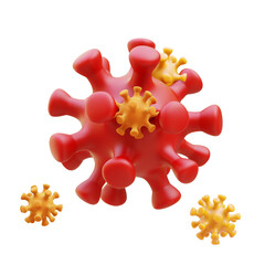 Virus 3D Render Illustration