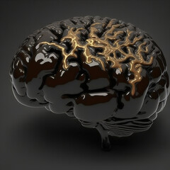 3d illustration of human brain