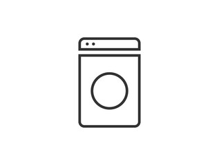 washing machine icon. washing machine vector design