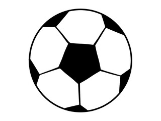 ゆるいサッカーボールのイラスト素材 © ゆち