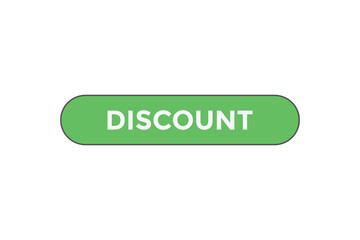 
Discount button. web banner template Vector Illustration
