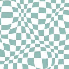 Trendy checkered y2k background