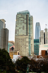 Obraz premium downtown city