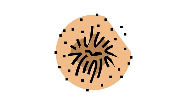 scar contractures color icon animation