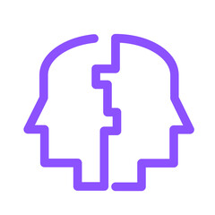 Business Businessman Head Puzzle Solution Strategy Teamwork