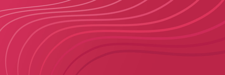 Abstract background. Pantone 2023 color Viva magenta. Vibrant pink horizontal rectangular web banner. Vector gradient illustration