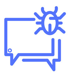 Chat Message Virus Malware Spam Hacking Icon