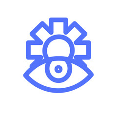 Cog Creative Eye Gear Strategy View Vision Icon