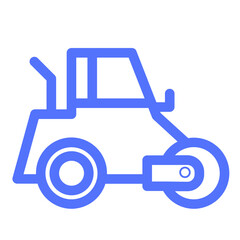 Compactor Construction Road Roller Steam Steamroller Icon