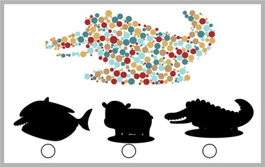 shadow puzzle, visual intelligence, mind game, visual intelligence questions, find the different shape, brain questions, activity, book, brain, cartoon, child, color puzzle, difference puzzle, differe