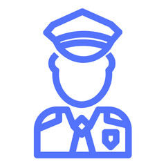 Cop Officer Police Policeman Sheriff Icon
