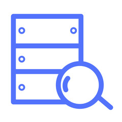 Fototapeta premium Data Database Search Server Storage Icon