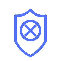 Delete Protection Security Shield Icon