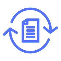 Fototapeta premium Ecology Paper Recycle Recycling Icon