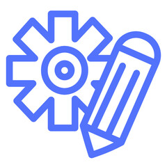 Engineering Engineer Gear Cog Pen Creative Icon