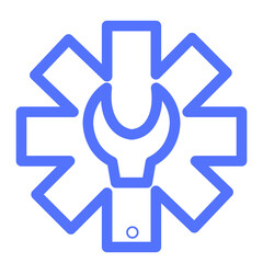 Engineering Engineer Gear Cog Wrench Tool Industry Icon