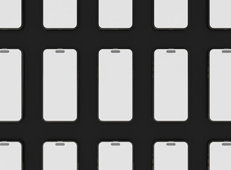 Smartphone mockup based on iphone 14 15 pro, for ui/ux design, infographics, online business, app design, marketing, photography and any design you want to load on it.	