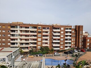 abandoned hotel during the covid epidemic in spain