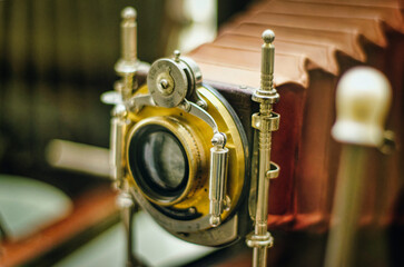 Close-up of a camera
