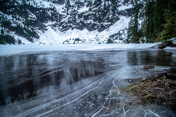 frozen lake