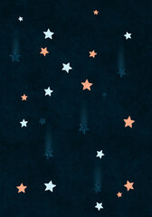 New Year and Christmas background with  stars.