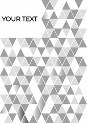 Abstract background for postcards, posters, flyers, invitations with geometric shapes, triangles. Modern, fashionable style, with Place for text.