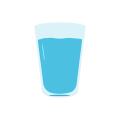 Water Glass icon isolated on a white background. 