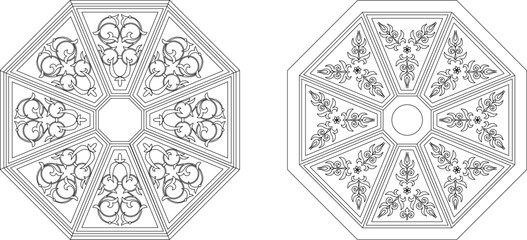 pattern with a ornament