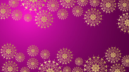 Christmas holiday background with snowflake and text space. Merry christmas winter design card. Vector illustration. New year background with snow decoration. For banner, greeting card, and wallpaper