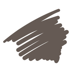 Brush scrible element for border