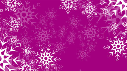 Christmas holiday background with snowflake and text space. Merry christmas winter design card. Vector illustration. New year background with snow decoration. For banner, greeting card, and wallpaper