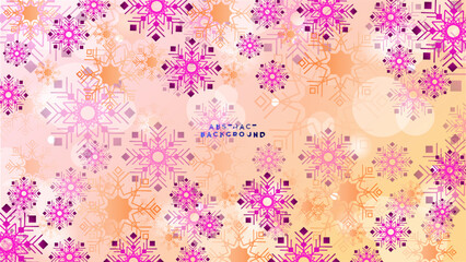 christmas background with snowflake snow and text space