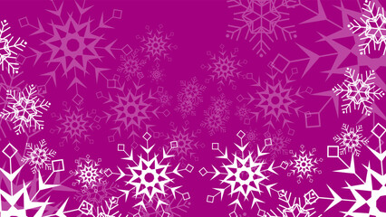 Obraz na płótnie Canvas christmas background with snowflake snow and text space