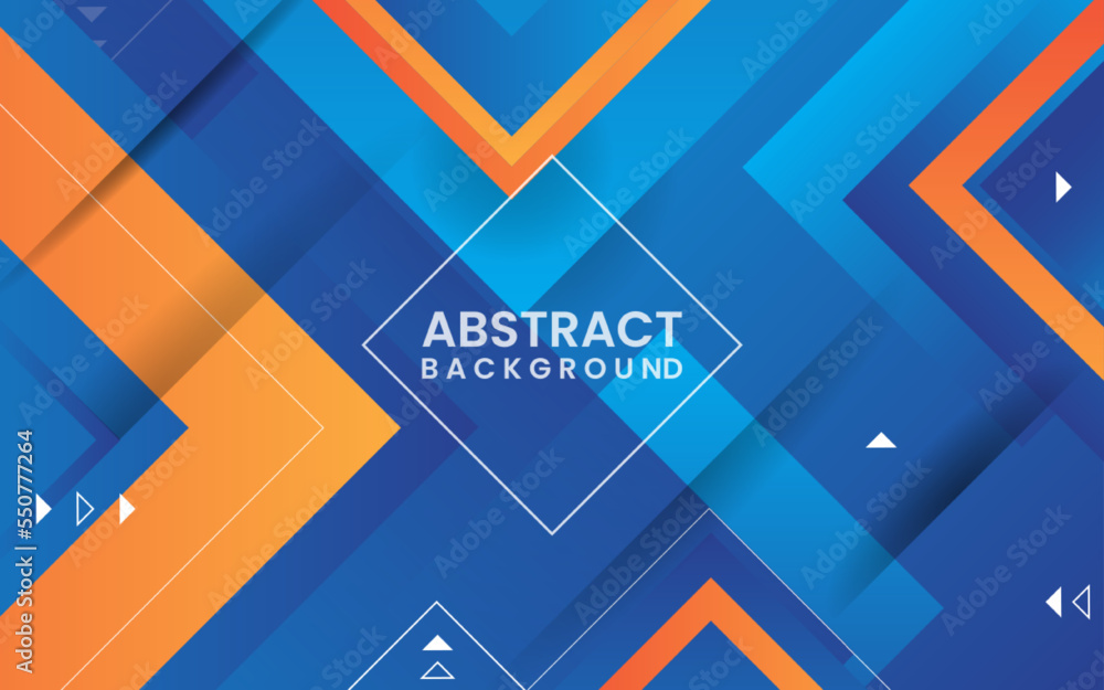 Poster abstract gradient square geometric shape colorful background