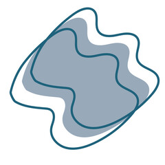 Organic Abstract Blob Shape