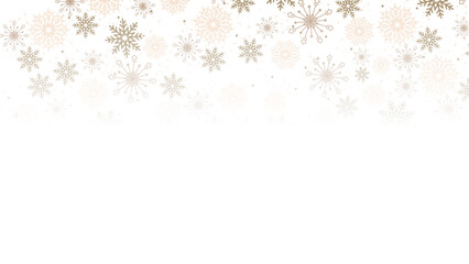 christmas background with snowflakes. Happy new year 2023 background. Merry christmas card decoration with skin tone beige pastel brown color gradient