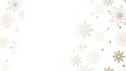 christmas background with snowflakes. Happy new year 2023 background. Merry christmas card decoration with skin tone beige pastel brown color gradient