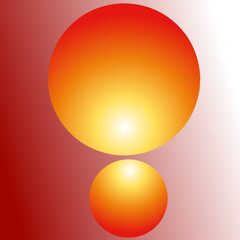 abstract orange background