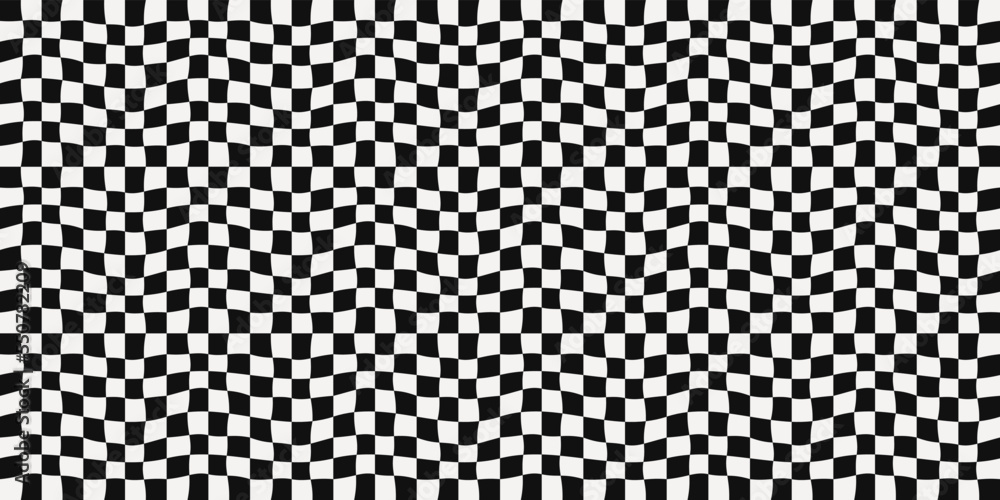 Aufkleber huge seamless checker pattern that looks like a racing flag. for seamless and stylish pattern, print