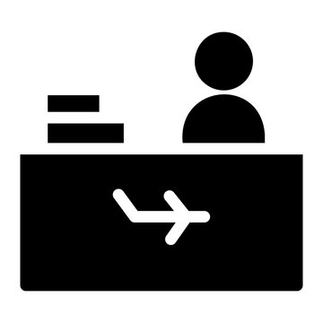 Check In Desk Icon