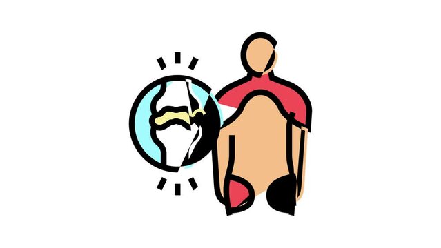 polymyalgia rheumatica color icon animation