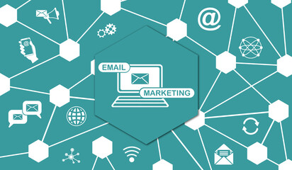 Concept of email marketing